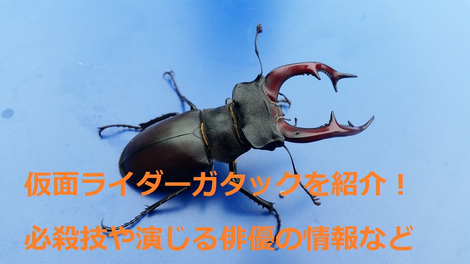 仮面ライダージオウでのガタックの戦い方や必殺技は 加賀美新を演じる佐藤祐基ついても 特撮ヒーロー情報局